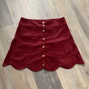 Love Riche Button Skirt
